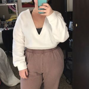 Prettylittlething cropped sweater